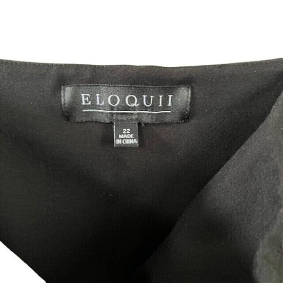 Eloquii Black Miracle Flawless Stirrup Leggings Size 22 - Picture 4 of 8